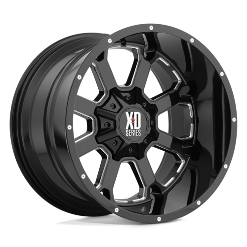 XD825 20X10 6X135/5.5 G-BLK MILL -24MM