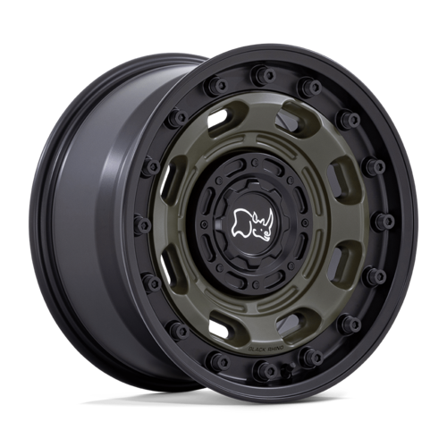 BR007 17X8.5 6X135/5.5 OD-GRN-BLK-LP -10MM