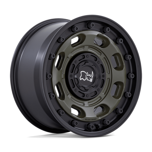 BR007 16X8 6X5.5 OD-GRN-BLK-LP -10MM