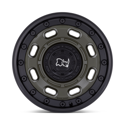 BR007 16X8 6X5.5 OD-GRN-BLK-LP -10MM