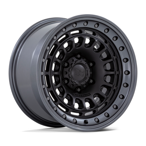 BR014 17X9 6X5.5 M-BLK-GNMTL 0MM