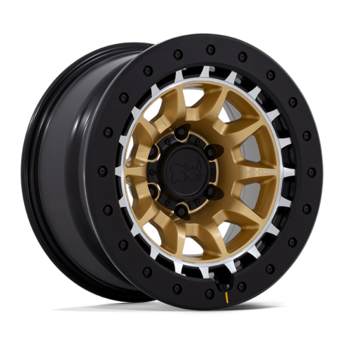 BR016 17X8.5 5X5.0 M-GOLD-MCH -10MM