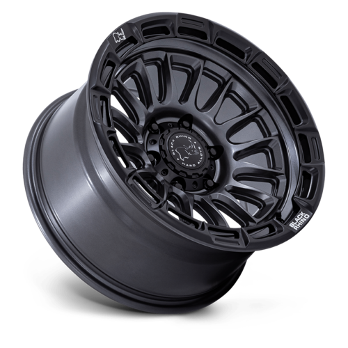 BR025 17X8.5 5X5.0 M-GNMTL M-BLK 10MM