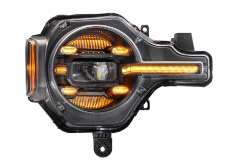 XB LED HEADS FORD BRONCO 21+ AMBER DRL