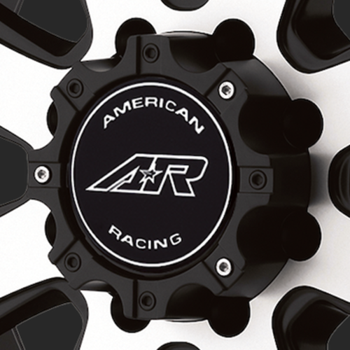 AR CAP AR708 MATTE BLACK 8 LUG