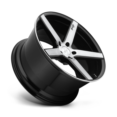 M124 22X9 5X4.5 GL-BLK-BRSHD 38MM