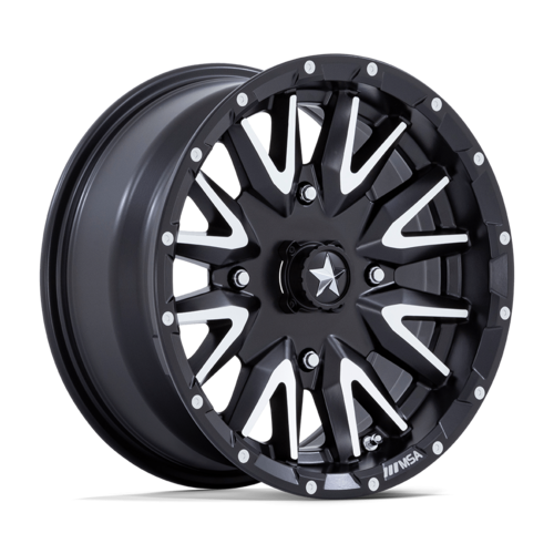 MA049 16X7 4X137 M-BLK MCH 10MM