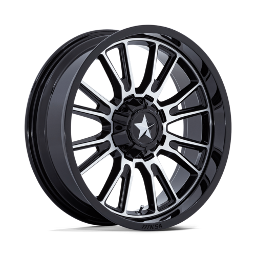 MA051 15X7 4X137/156 G-BLK MCH 10MM