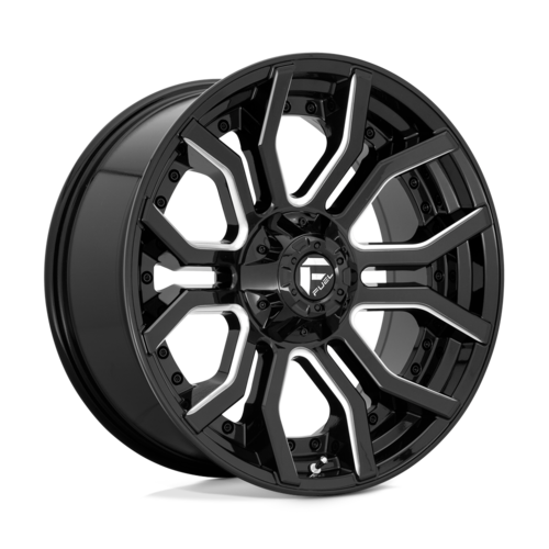 D711 22X10 6X135/5.5 GL-BLK-MIL -18MM