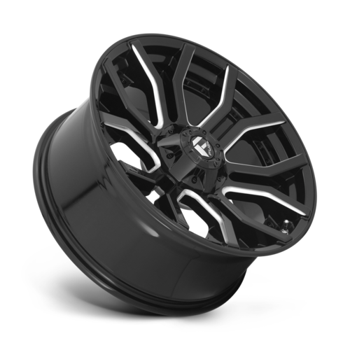 D711 22X10 6X135/5.5 GL-BLK-MIL -18MM