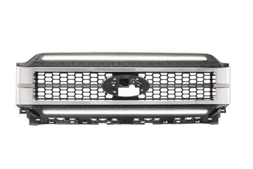 GRILLE F150 2021+ CHROME FINISH WHT DRL